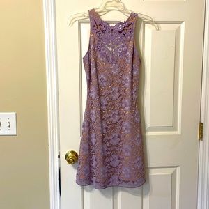 Light purple lace dress